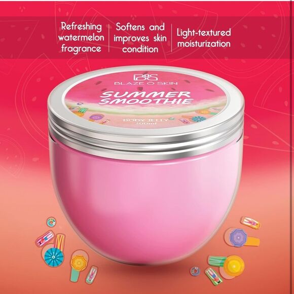 Moisturizer Body Jelly Lotion Summer Smoothie Vanilla Smooth Hydration 2 Pack E2 - Picture 8 of 10